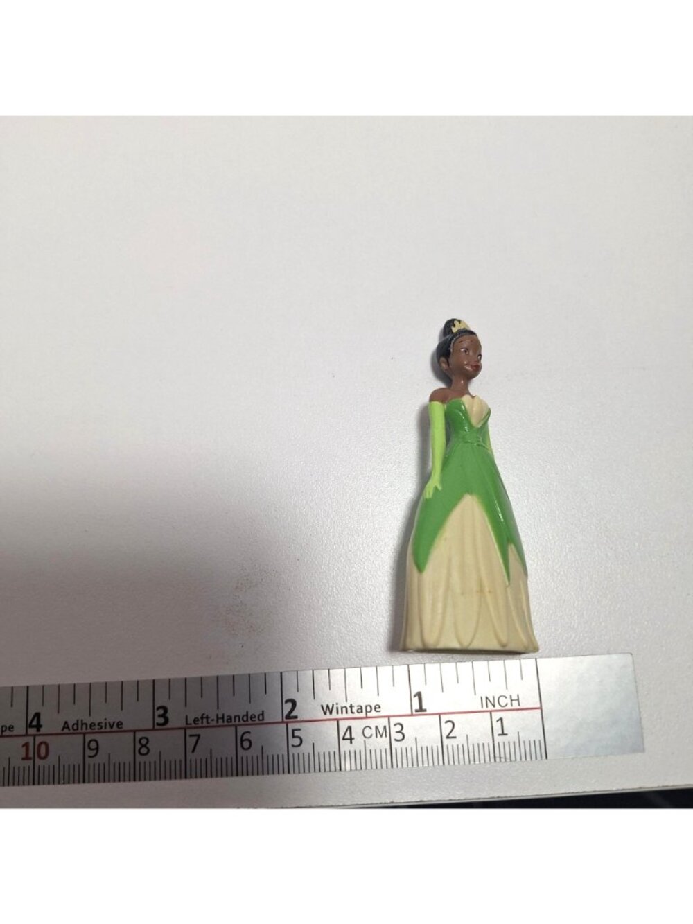 Disney Princess Tiana 2.75" Figure Green Dress Cake Topper Plastic - Picture 7 of 8